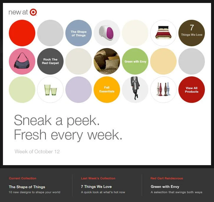 New at Target digital experience
